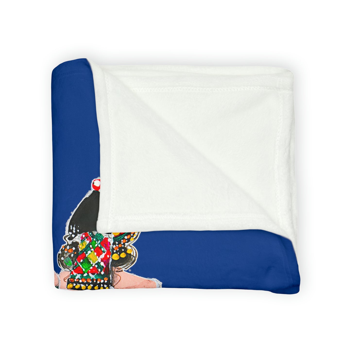 Vivncaus_01 Soft Polyester Blanket-Blue