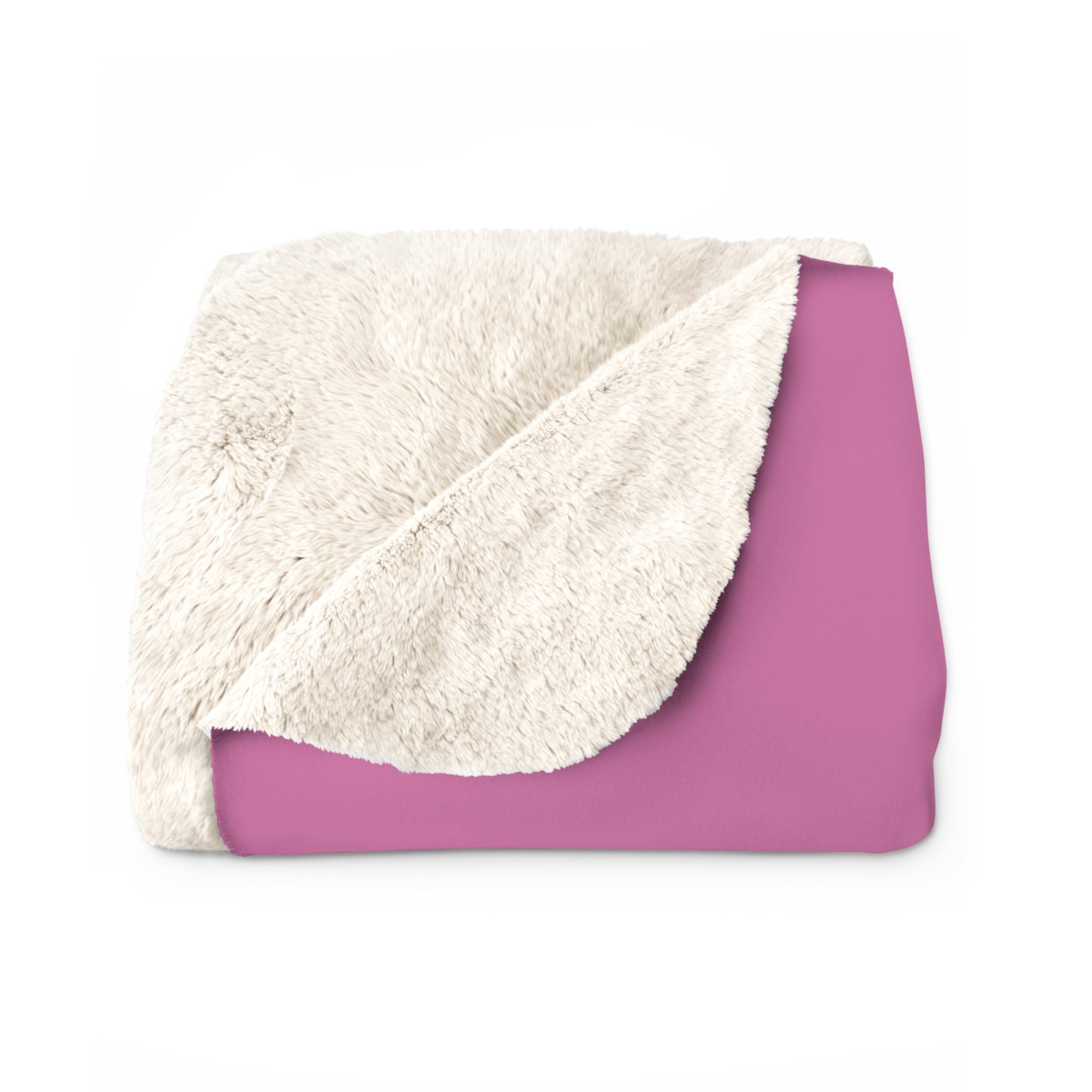 Vivncaus_01 Sherpa Fleece Blanket-Pink